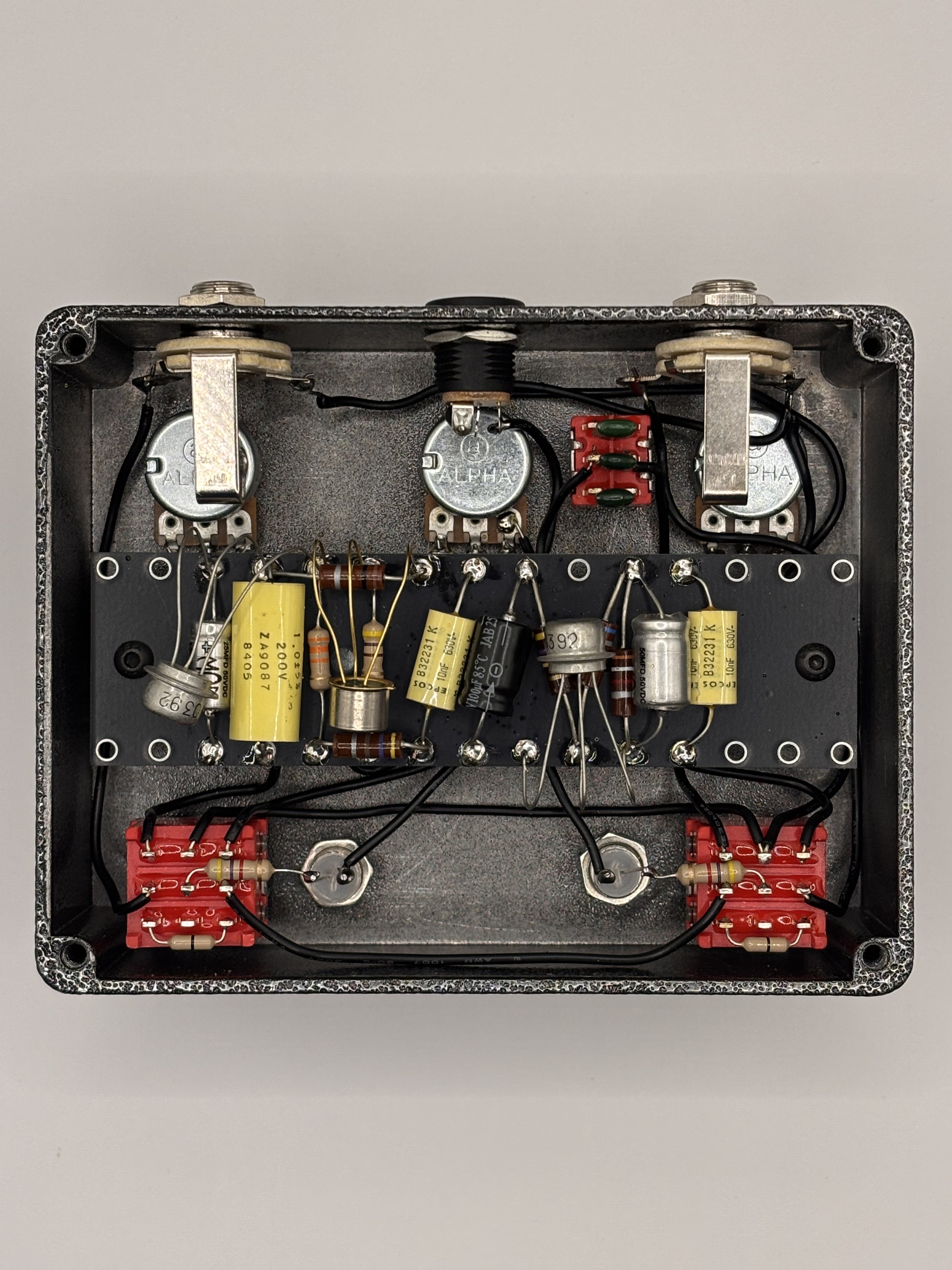Fuzz Face+Rangemaster internals