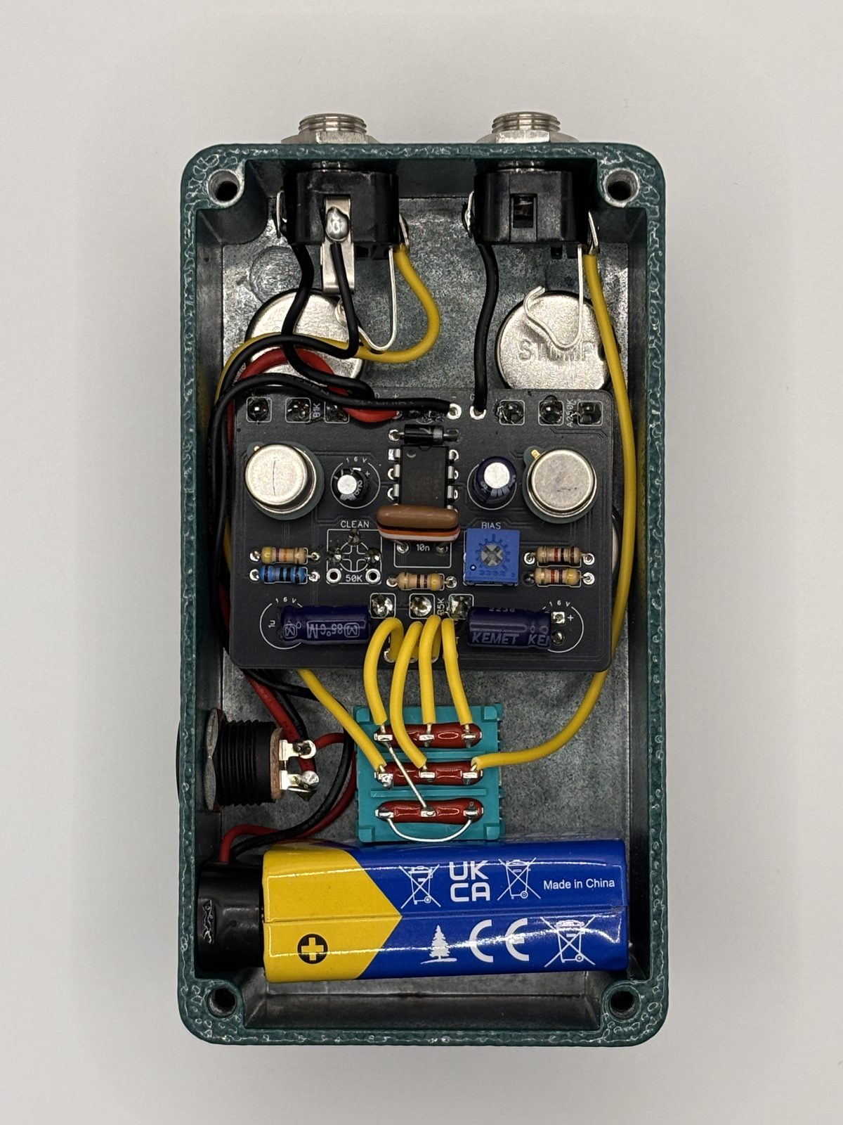 Germanium Tone Bender internals