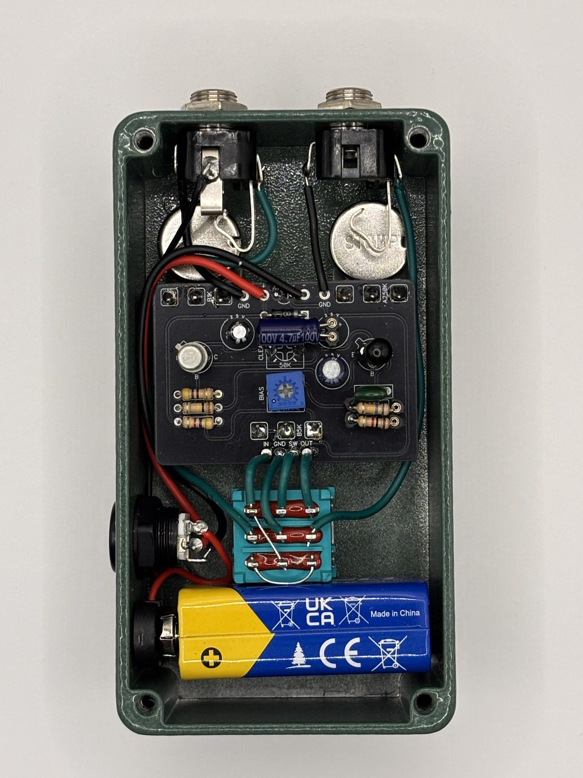 Silicon Tone Bender internals